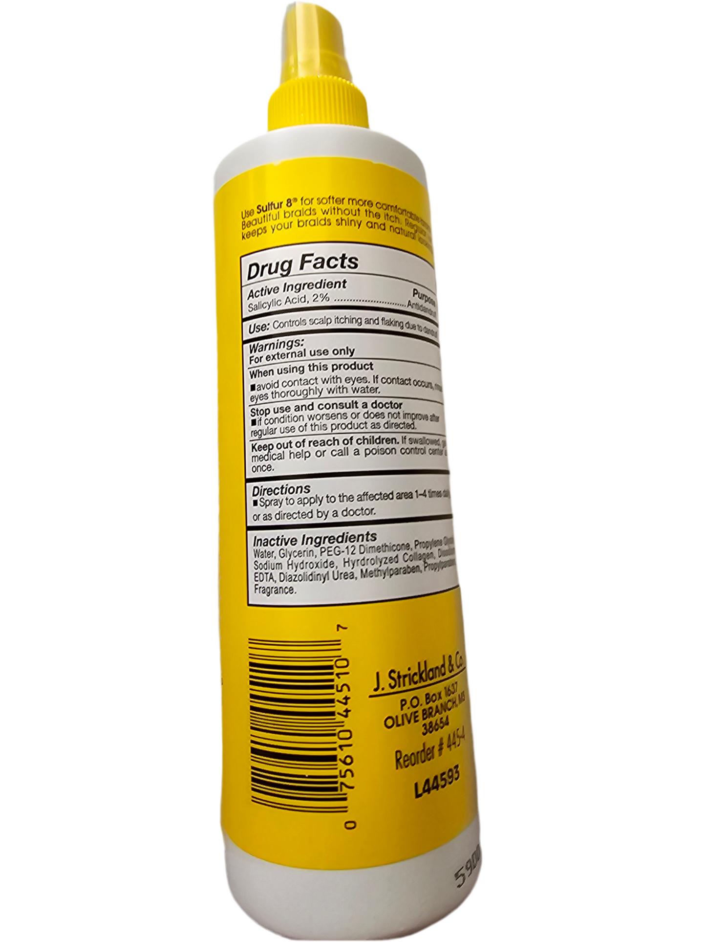 Sulfur 8 Medicated 12oz/Antidandruff conditioner