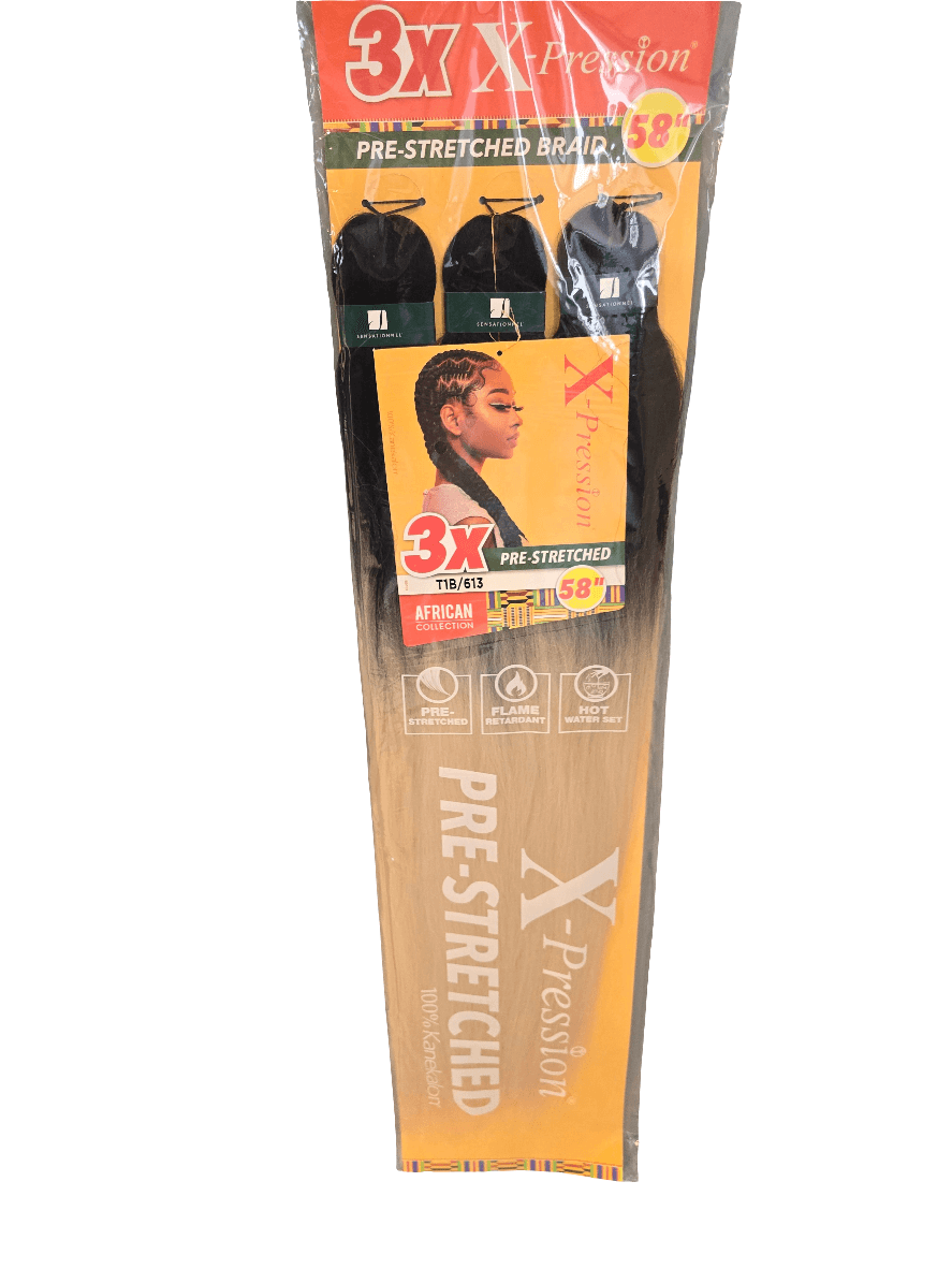 3* X-Pression Pre-Stretched Braid 58"