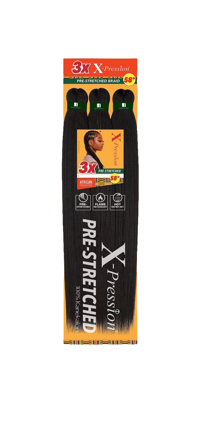 Sensationnel 3x x-Pression Pre Stretched Braid 58" #1