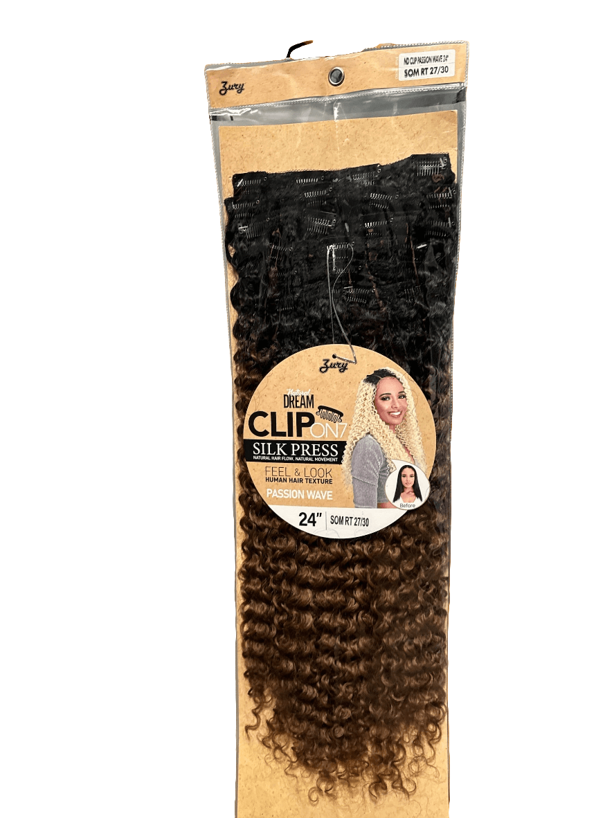 Zury Natural Dream Clip-on 7pcs Silk Press 24" Passion Wave Clip-on