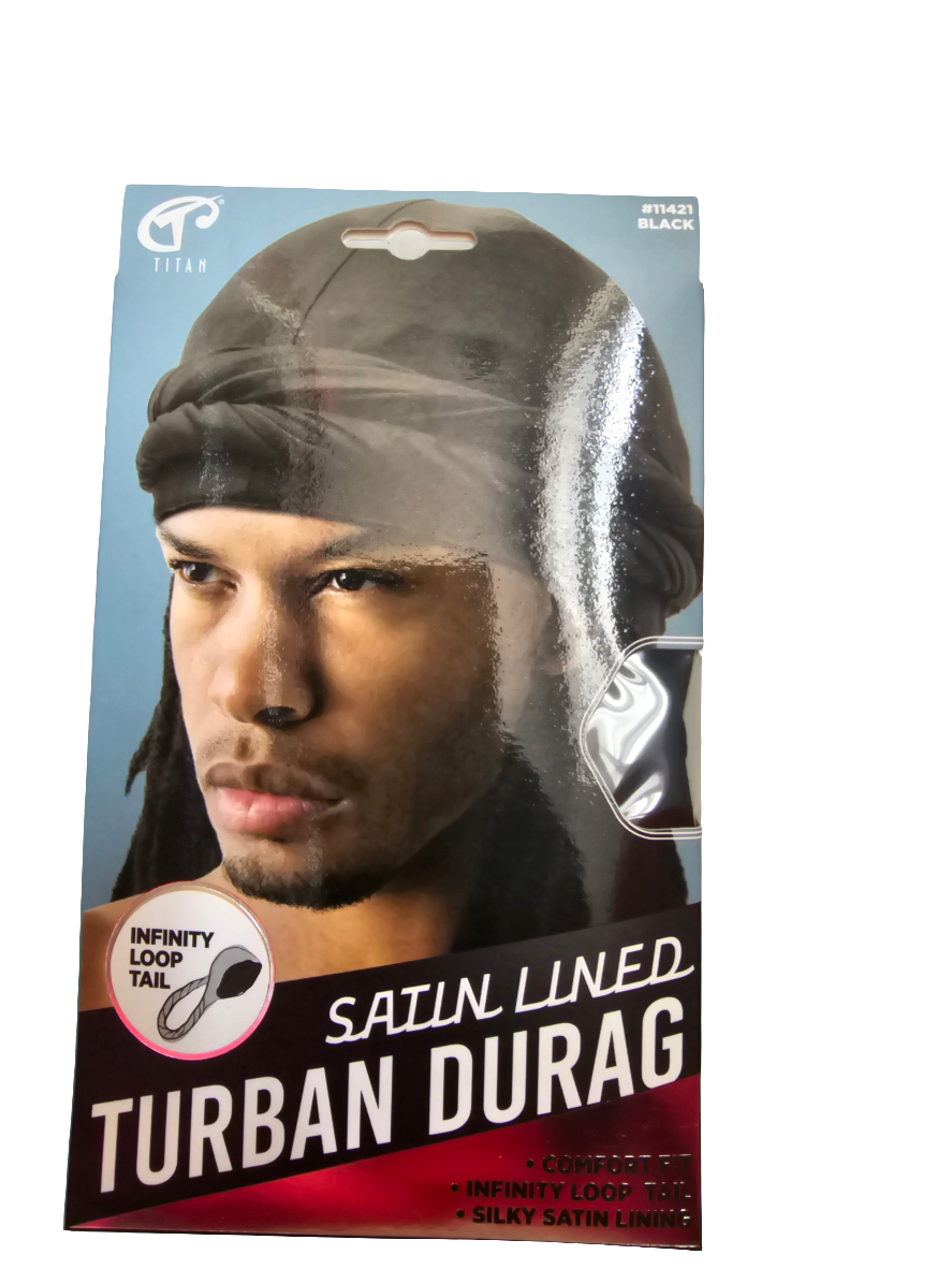 Titan Satin lined Turban Durag