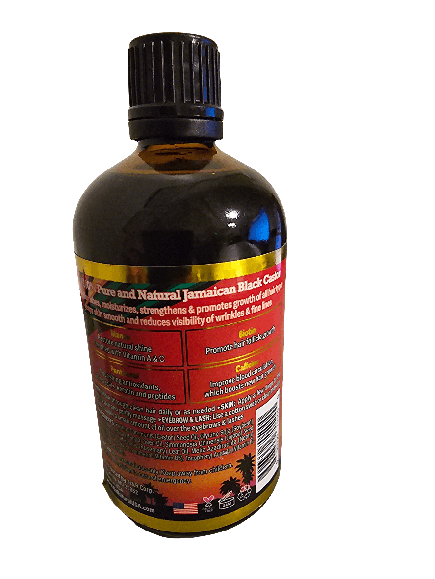 ON NATURAL JAMAICAN BLACK CASTOR OIL 4OZ