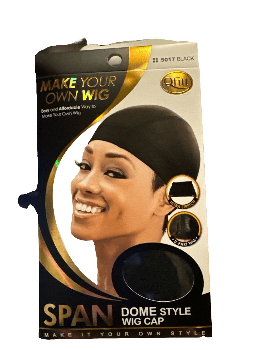 Qfitt Black Span wig cap