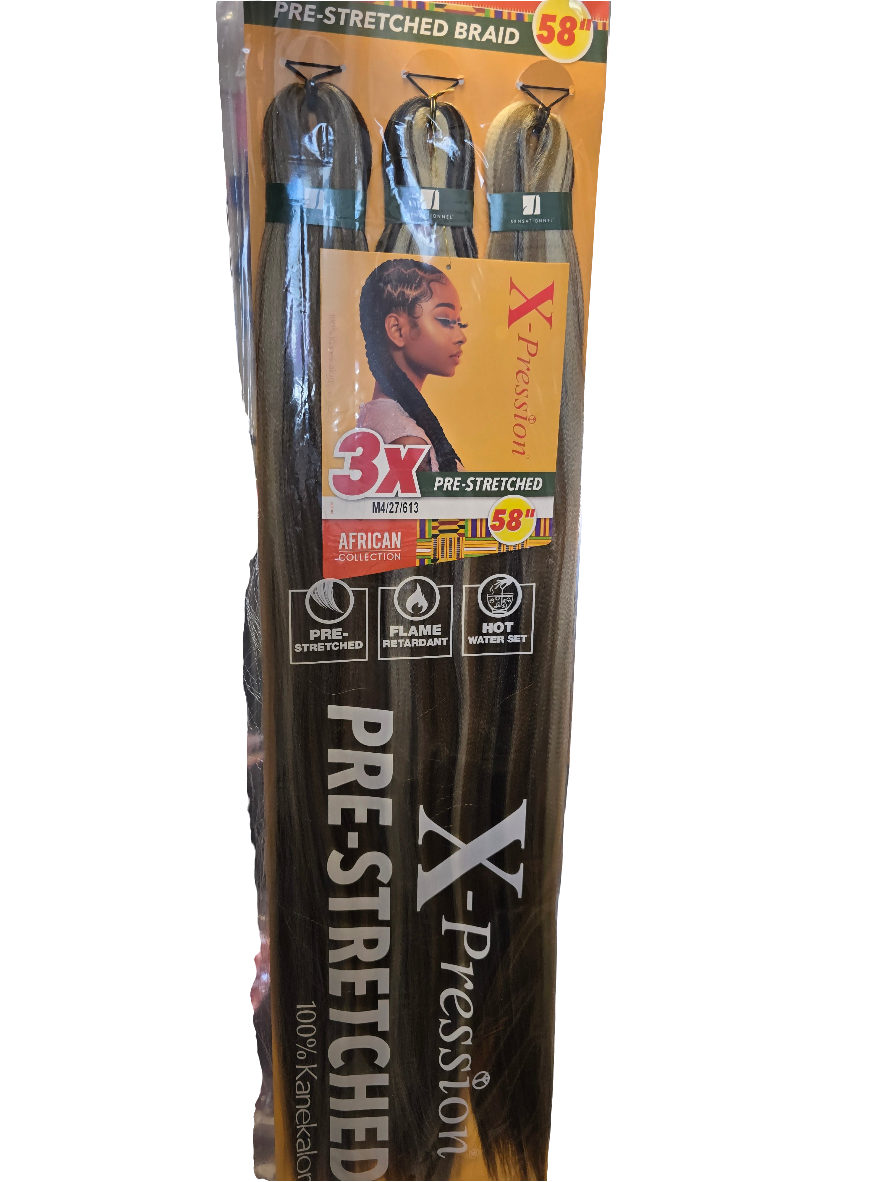 3* X-Pression Pre-Stretched Braid 58"