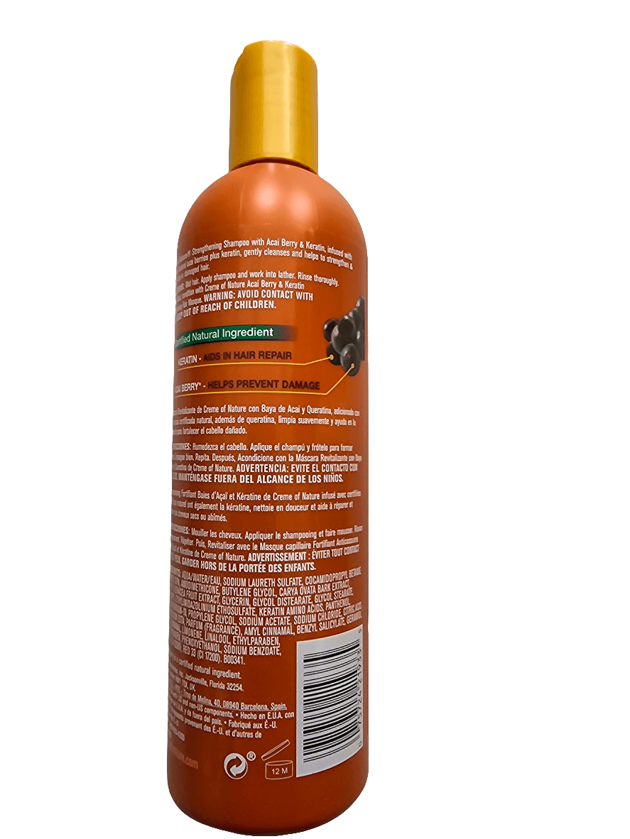 Creme Of Nature Acai Berry and Keratin 12oz Shampoo