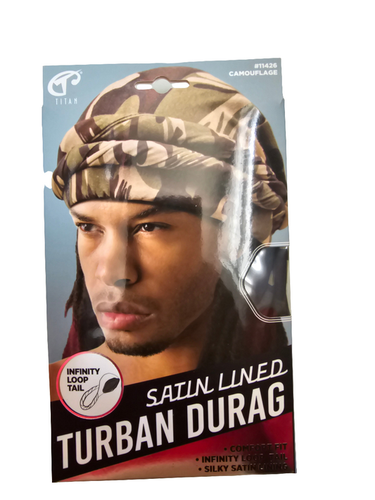 Titan Satin lined Turban Durag