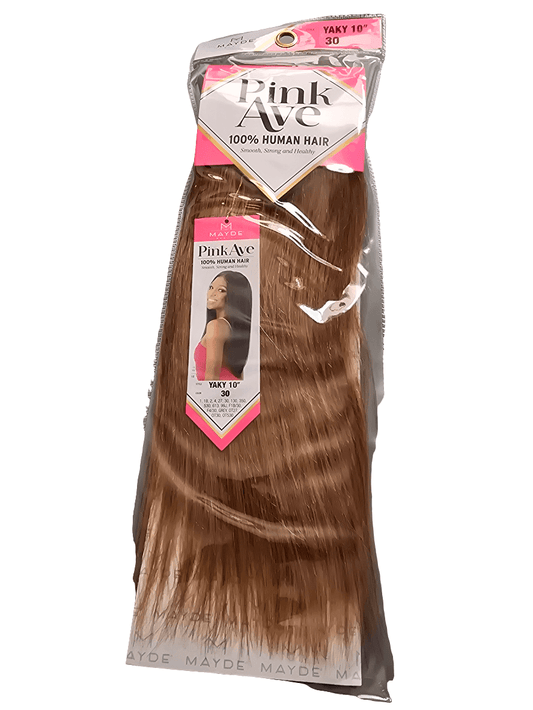 Mayde Pink Ave Yaky Human Hair 10"