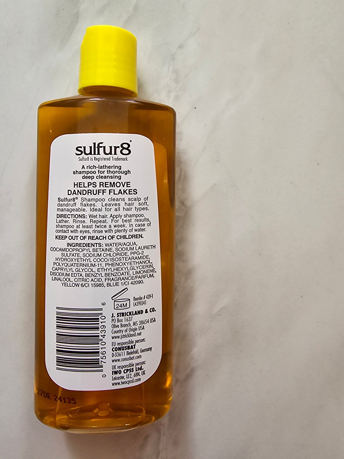 Sulfur 8 Deep Cleaning Shampoo 75oz 4169