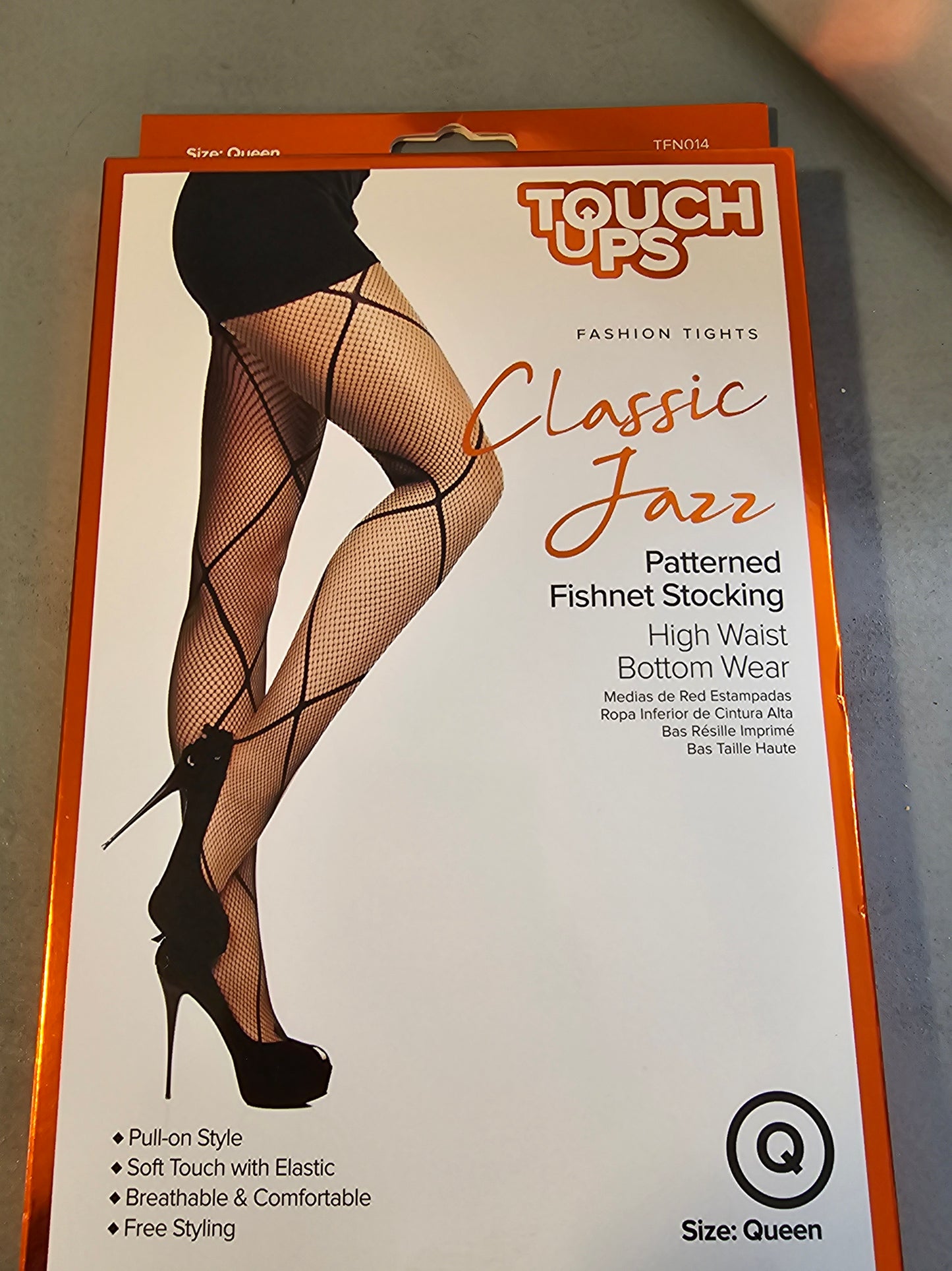 Touch Ups Fashion Patterned Fishnet Stocking