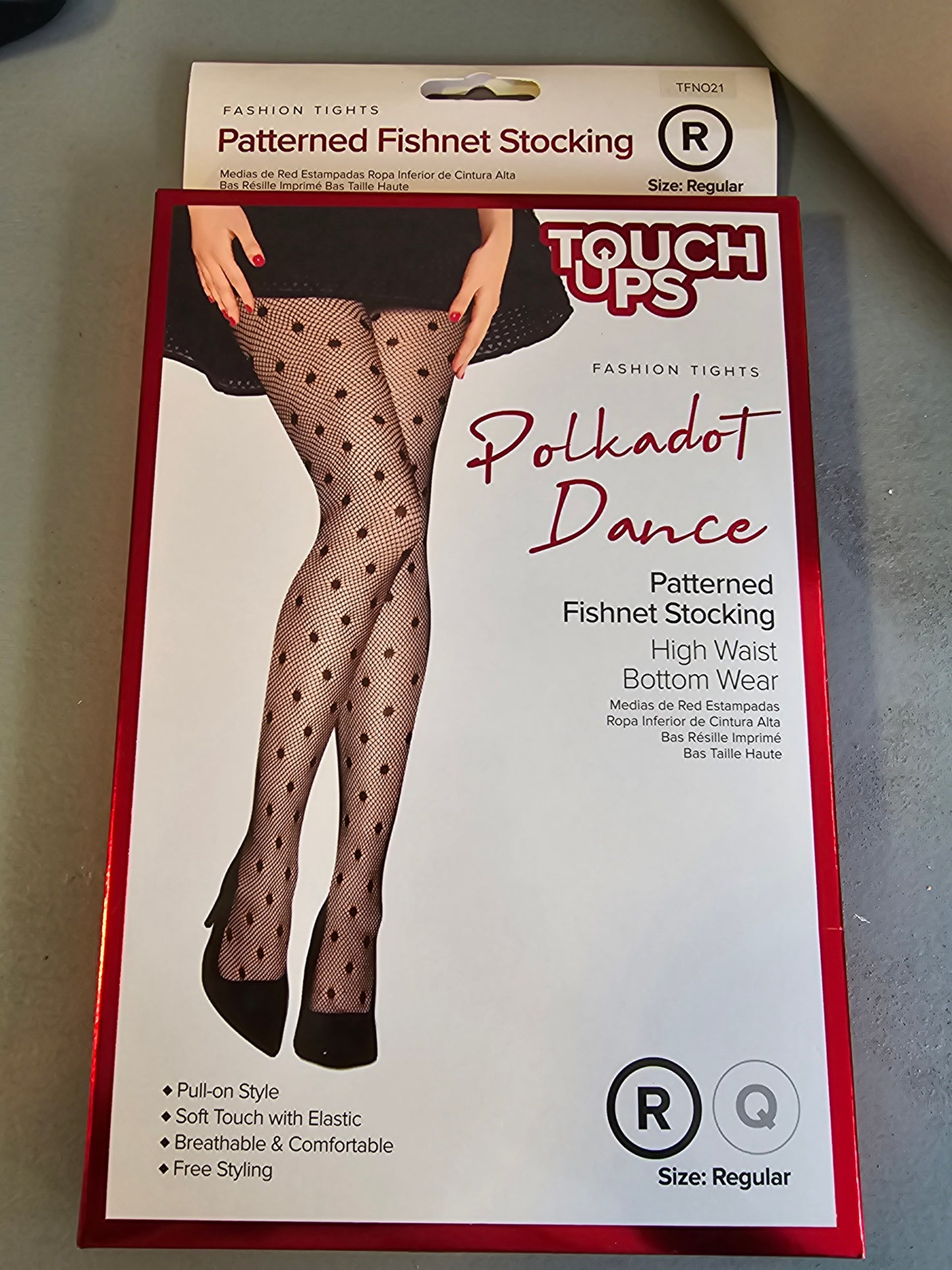 Touch Ups Fashion Patterned Fishnet Stocking