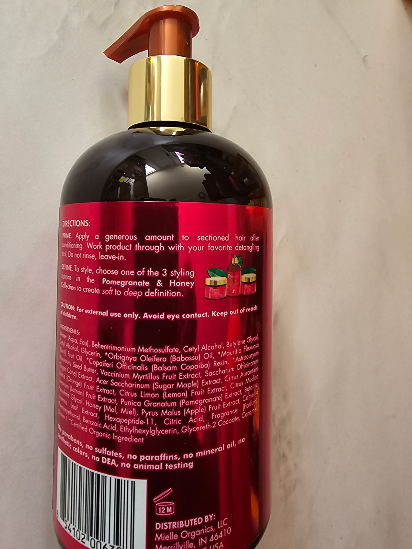 MIelle pomegranate & honey Leave-in Conditioner 12oz